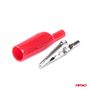 Krokodilinės jungtys su apsauga 50mm 25A, 2vnt, AMiO AMIO-03045 5903293030455