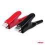 Krokodilinės jungtys su apsauga 75mm 25A, 2vnt, AMiO AMIO-03046 5903293030462