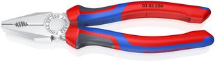 KNIPEX 03 05 200 Combination Pliers with comfort handles chrome-plated 200 mm 03 05 200 4003773041146