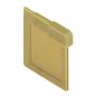 Small partition (terminal), PA 66, beige, Continuous operating temp., max.: 100 °C Weidmuller 0319160000 04008190097219