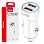 Car charger 2xUSB-A 12/24V AMiO-03879, AMiO 5903293038796