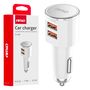 Car charger 2x USB-A 3.4A 12/24V AMiO-03888, AMiO 5903293038888