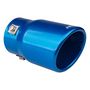 Exhaust silencer tip stainless steel blue AMIO-04072, AMiO 5903293040720