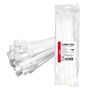 Clamping bands white 4.8×300mm 100 pcs. AMIO-04311, AMiO 5903293043110