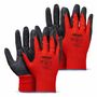 PE Latex coatedsafety gloves 4 pcs Size 9 (2 pairs), 2121X AMIO-04636, AMiO 04636 5903293046364