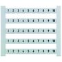 Terminal marking, Pitch in mm: 5.00, Printed characters: Numbers, horizontal, white Weidmuller 0523060001 04008190021726