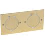Floor box 4mod. Legrand 089712 (brushed gold) L089712