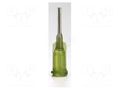 Needle: steel; 1.5"; Size: 14; straight; Mounting: Luer Lock METCAL 914150-TE