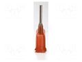 Needle: steel; 1.5"; Size: 15; straight; Mounting: Luer Lock METCAL 915150-TE