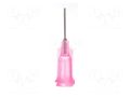 Needle: steel; 0.25"; Size: 20; straight; Mounting: Luer Lock METCAL 920025-TE