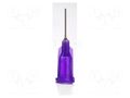 Needle: steel; 1"; Size: 21; straight; Mounting: Luer Lock METCAL 921100-TE