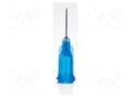 Needle: steel; 1.5"; Size: 22; straight; Mounting: Luer Lock METCAL 922150-TE