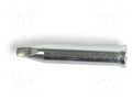Tip; chisel; 2.5mm; for soldering station METCAL GT6-CH0025S