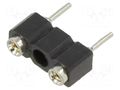Fuse holder; THT; 6.3A; PPS,thermoplastic; UL94V-0; 5.08mm; black EATON/BUSSMANN BK-PCS