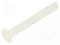 Screw; M3x25; 0.5; Head: countersunk; slotted; 1mm; polyamide; 8G202 DREMEC DR8G202M3X25