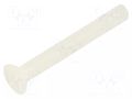Screw; M3x25; 0.5; Head: countersunk; slotted; 1mm; polyamide; 8G202 DREMEC DR8G202M3X25
