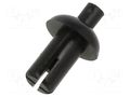 Rivet; polyamide; L.rivet: 8.9mm; Panel cutout diam: 5.1mm; black DREMEC DR8G4055.0X7.0B