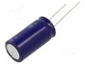 Capacitor: electrolytic; THT; 10000uF; 16VDC; Ø18x35.5mm; ±20% PANASONIC ECA1CM103