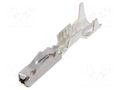 Contact; female; 0.63mm; Micro Quadlock System; tinned; crimped TE Connectivity 5-965906-1/C
