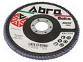 Flap grinding wheels; Ø: 125mm; Granularity: 60; 22.23mm ABRA BETA AB001020106