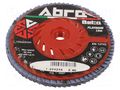 Flap grinding wheels; Ø: 125mm; Granularity: 40; vented; 22.23mm ABRA BETA AB001050804