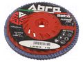 Flap grinding wheels; Ø: 125mm; Granularity: 60; vented; 22.23mm ABRA BETA AB001050806