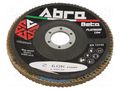 Flap grinding wheels; Ø: 125mm; Granularity: 60; 22.23mm ABRA BETA AB001090406