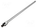 Knob; 1/2"; Chrom-vanadium steel; tiltable; 457mm; socket HÖGERT TECHNIK HT1A764