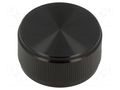 Knob; with pointer; aluminium; Øshaft: 6.35mm; Ø31.75x15.8mm TE Connectivity KN1251B1/4