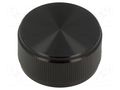 Knob; with pointer; aluminium; Øshaft: 6.35mm; Ø31.75x15.8mm TE Connectivity KN1251B1/4