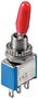 Toggle Switch Miniature, ON - ON, 3 Pins, Blue Housing - ideal for DIY or modelmaking 10020