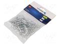 Rivet; aluminium; Rivet diam: 4mm; L.rivet: 18mm; 50pcs. HÖGERT TECHNIK HT2C166