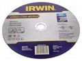 Cutting wheel; Ø: 230mm; Øhole: 22.23mm; metal,steel IRWIN IRW-IW8082136