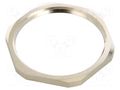 Nut; PG42; brass; 60mm; Thread: PG; Plating: nickel; SKINDICHT® LAPP LP-52003570