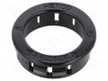 Grommet; Ømount.hole: 31.8mm; Øhole: 23.8mm; black; UL94V-2 KEYSTONE KEYS8481