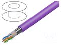 Wire; U/UTP; 4x2x23AWG; 6a; wire; Cu; Insulation: LSZH; violet; 305m BELDEN 10GB24.07305