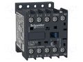 Contactor: 3-pole; NO x3; Auxiliary contacts: NO; 24VAC; 12A; 690V SCHNEIDER ELECTRIC LC1K1210B7