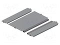 Cable gland plate; galvanised steel; W: 216mm; L: 460mm; Thk: 1.5mm SCHNEIDER ELECTRIC NSYEC461