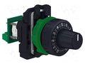 Potentiometer; 22mm; Harmony XB5; Illumin: none; Ø22mm; IP66; 470kΩ SCHNEIDER ELECTRIC XB5AD912R470K