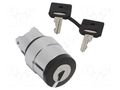 Switch: rotary with key; 22mm; Stabl.pos: 1; black; none; IP66 SCHNEIDER ELECTRIC ZB4BG612