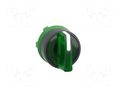Switch: rotary; 22mm; Stabl.pos: 2; green; LED; IP66; prominent SCHNEIDER ELECTRIC ZB5AK1833