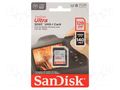 Memory card; Ultra; SDXC; R: 140MB/s; Class 10 UHS U1; 128GB SANDISK SDSDUNB-128G-GN6IN