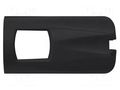 Mount.elem: markers for connectors; black SCHÜTZINGER CLIP8455-SW