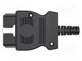 Connector: diagnostic OBD II; black; 10A; Insulation: polyamide SCHÜTZINGER SET9061OBDII24V-SW