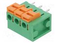 PCB terminal block; straight; 5.08mm; ways: 3; on PCBs; terminal AMPHENOL ANYTEK HA0300500000G