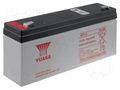 Re-battery: acid-lead; 6V; 3Ah; AGM; maintenance-free; 134x34x64mm YUASA ACCU-HP3-6/Y