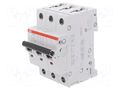 Circuit breaker; 230/400VAC; Inom: 40A; Poles: 3; Charact: K; 6kA ABB S203-K40