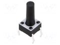 Microswitch TACT; SPST-NO; Pos: 2; 0.05A/24VDC; THT; none; 1.57N TE Connectivity 2-1825910-7