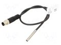 Sensor: inductive; OUT: PNP / NO; 0÷1.5mm; 10÷30VDC; Ø4; 0.3m; IP67 BALLUFF BES00JJ