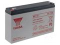 Re-battery: acid-lead; 6V; 7Ah; AGM; maintenance-free YUASA ACCU-HP7-6/Y